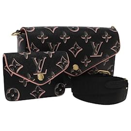 LOUIS VUITTON Pochette Multi Pochette Felicie Monogramma Rosa M81471 LV Auth 101329SAM - Louis Vuitton