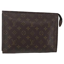 LOUIS VUITTON Poche Toilette Monogram 26 M47542 LV Auth 151703