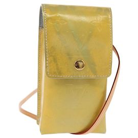 LOUIS VUITTON Portafoglio Walker Monogram Vernis Grigio M91031 LV Auth th6542
