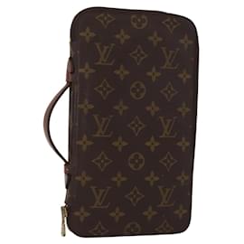 LOUIS VUITTON Monogram Poche Escapade Custodia da Viaggio M60113 LV Auth 154882
