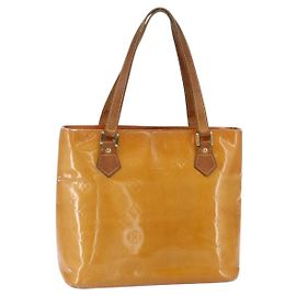 LOUIS VUITTON Borsa a Mano Monogram Vernis Houston Rosa M91054 LV Auth BA7433