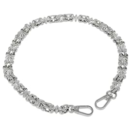 LOUIS VUITTON Sangle d'épaule en chaîne métal 60 cm Argent LV Auth 150637 - Louis Vuitton