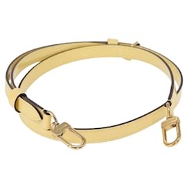 LOUIS VUITTON Cintura Regolabile Vernis 39,4"-46,5" Beige Auth ki6191
