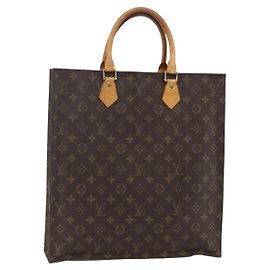 LOUIS VUITTON Borsa Sac Plat Monogram M51140 LV Auth 155912