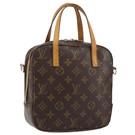 LOUIS VUITTON Borsa a Mano Monogram Spontini M47500 LV Auth bs31719
