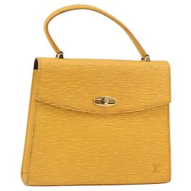 LOUIS VUITTON Borsa a Mano Epi Malesherbes Tassili Giallo Jonne M52379 Auth 156190