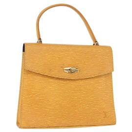 LOUIS VUITTON Borsa a Mano Epi Malesherbes Tassili Giallo Jonne M52379 Auth 152516