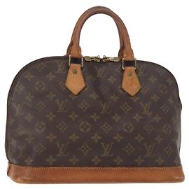 LOUIS VUITTON Monogram Alma Hand Bag M51130 LV Auth ka676
