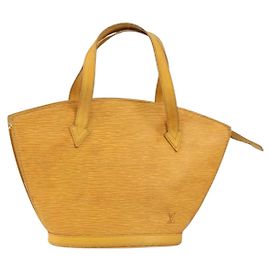 LOUIS VUITTON Bolso de Mano Epi Saint Jacques Amarillo M52279 LV Auth 152651