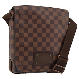 LOUIS VUITTON Borsa a Spalla Brooklyn PM Damier Ebene N51210 LV Auth 153139