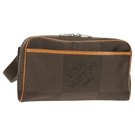 LOUIS VUITTON Bolsa de Hombro Acrobat Damier Geant Khaki M93619 LV Auth ar13836A