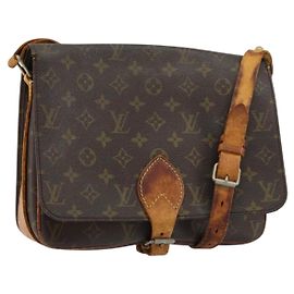 LOUIS VUITTON Borsa a Spalla Monogram Cartouchiere GM M51252 LV Auth ka400