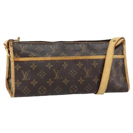 LOUIS VUITTON Borsa a Spalla Lunga Monogram Popincourt M40008 LV Auth 159667