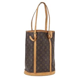 LOUIS VUITTON Monogram Bucket GM Schultertasche M42236 LV Auth 155041