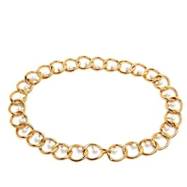 Chanel 1986 Kettengürtel mit Perlen T70 bis 85 Maxi Kettenperlengürtel 28 bis 34 in