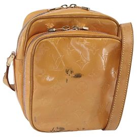 LOUIS VUITTON Borsa Wooster Monogram Vernis Rosa Marshmallow M91037 LV Auth gh1255