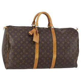 LOUIS VUITTON Borsa Boston Monogram Keepall 55 M41424 LV Auth BA7894