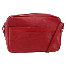 LOUIS VUITTON Borsa a Spalla Epi Trocadero 27 Rossa M52317 LV Auth 144998