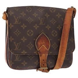 LOUIS VUITTON Borsa a Spalla Monogram Cartouchiere MM M51253 LV Auth BA8476