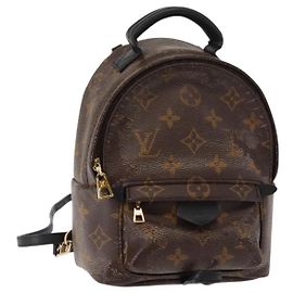 LOUIS VUITTON Monogram Palm Springs MINI Rucksack M44873 LV Auth 147442