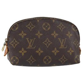 LOUIS VUITTON Pochette Cosmetica Monogram PM Pouch M43998 LV Auth BA8499