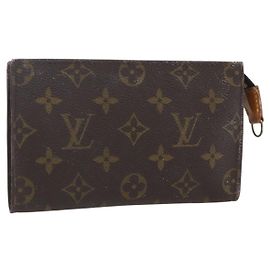 LOUIS VUITTON Pochette Accessorio Monogram Bucket PM LV Auth ka755