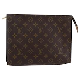 LOUIS VUITTON Poche Toilette Monogram 26 M47542 LV Auth 145045