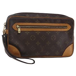 LOUIS VUITTON Clutch Marly Dragonne GM Monogram M51825 LV Auth th6410