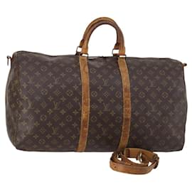 LOUIS VUITTON Borsa Boston Monogram Keepall Bandoulière 55 M41414 LV Auth 145145