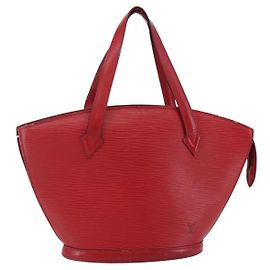 LOUIS VUITTON Borsa a Spalla Epi Saint Jacques Rossa M52277 LV Auth 147252