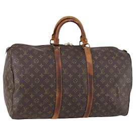 LOUIS VUITTON Borsa Boston Monogram Keepall 50 M41426 LV Auth 146472