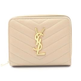 Portefeuille bi-fold Monogram Yves Saint Laurent