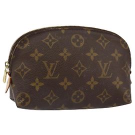 LOUIS VUITTON Pochette Cosmetica Monogram PM Pouch M43998 LV Auth BA8139