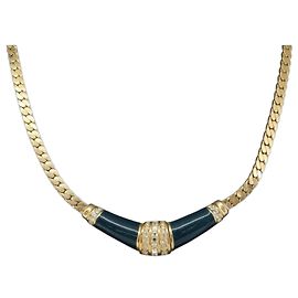 Collana Christian Dior metallo oro Auth am9877