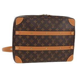 LOUIS VUITTON Bolsa Mensajera Monogram Soft Trunk MM M68494 LV Auth 145804SAM