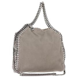 Borsa a Spalla Falabella Chain di Stella McCartney in poliestere 2 in 1 Grigio Auth BA6896 - Autre Marque