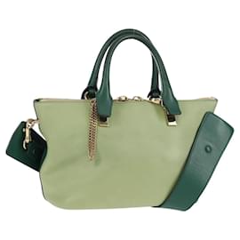 Chloé Borsa a Mano Chloe Bailey in Pelle 2way Verde Auth BA6835
