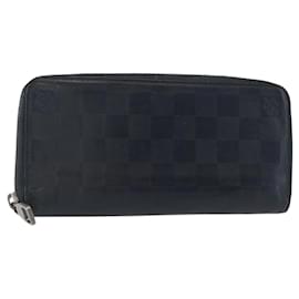 Portafoglio Zippy Verticale Damier Infini Nero LOUIS VUITTON N63549 LV Auth bs31260 - Louis Vuitton