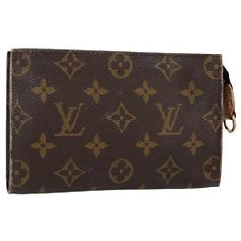 LOUIS VUITTON Monogramma Secchiello PM Pochette Accessorio LV Auth am9205
