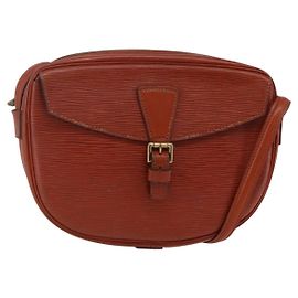 LOUIS VUITTON Borsa a Spalla Epi Jeune Fille MM Kenya Brown M52153 LV Auth 147348