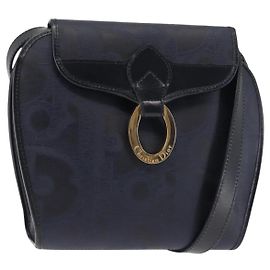 Borsa a Spalla Trotter in Tela Christian Dior in Pelle PVC Blu Auth ki6068