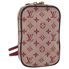 LOUIS VUITTON Pochette Digitale Mini Usu Monogramma Rossa M60001 LV Auth bs31267