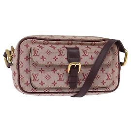 LOUIS VUITTON Monogram Mini Juliet MM Schultertasche Rot M92219 LV Auth 145345