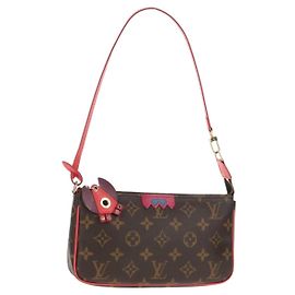 LOUIS VUITTON Pochette Accessori Monogram Totem M41669 LV Auth 144884V