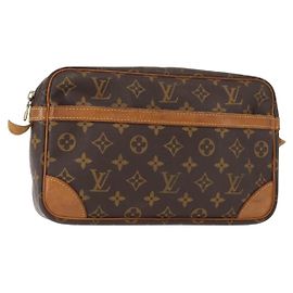 LOUIS VUITTON Clutch Compiegne 28 M51845 LV Auth 154780