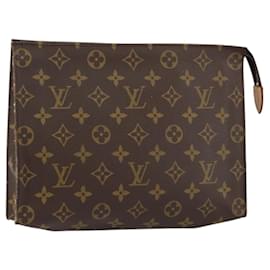 LOUIS VUITTON Poche Toilette Monogram 26 M47542 LV Auth 155182