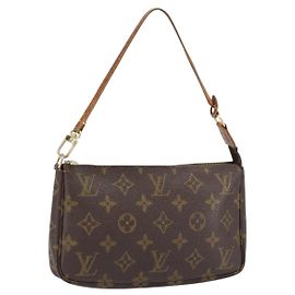 LOUIS VUITTON Monogram Pochette Accessoires Pouch M51980 LV Auth 156611