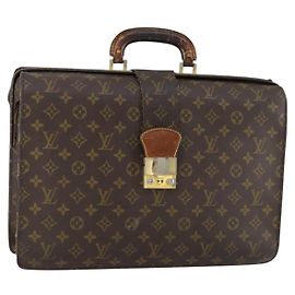 LOUIS VUITTON Monogramm Aktentasche mit Verschluss M53305 LV Auth 153130