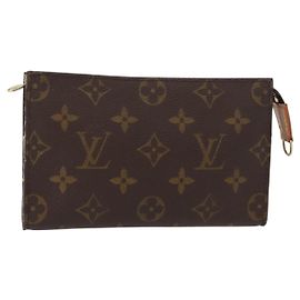 LOUIS VUITTON Monogramma Secchiello PM Pochette Accessorio LV Auth 157041