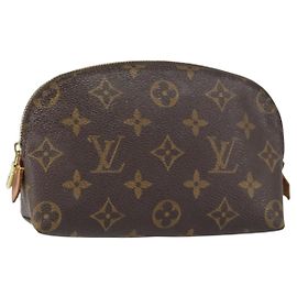 LOUIS VUITTON Pochette Cosmetica Monogram PM Pouch M43998 LV Auth BA8498